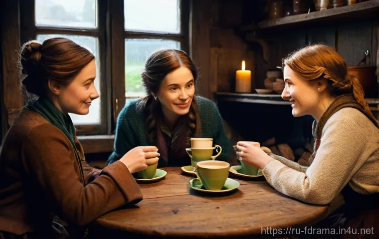배드 시스터스 감독과 스토리 - **Prompt:** A group of five diverse women, ranging in age from late 20s to early 50s, stand closely ...