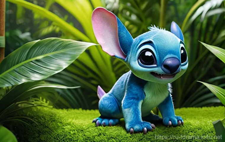 릴로와 스티치  시리즈 시청 팁 - **"Ohana, Family, and Hawaiian Sunset"**
    A heartwarming family portrait of Lilo, Stitch, and Nan...