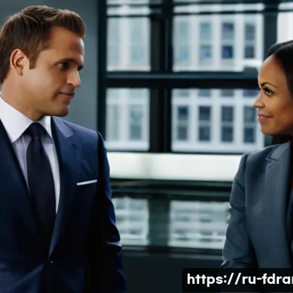 슈츠 시즌별 인기 이유 - The Russian text describes the user's love for the TV show "Suits," highlighting key characters like...